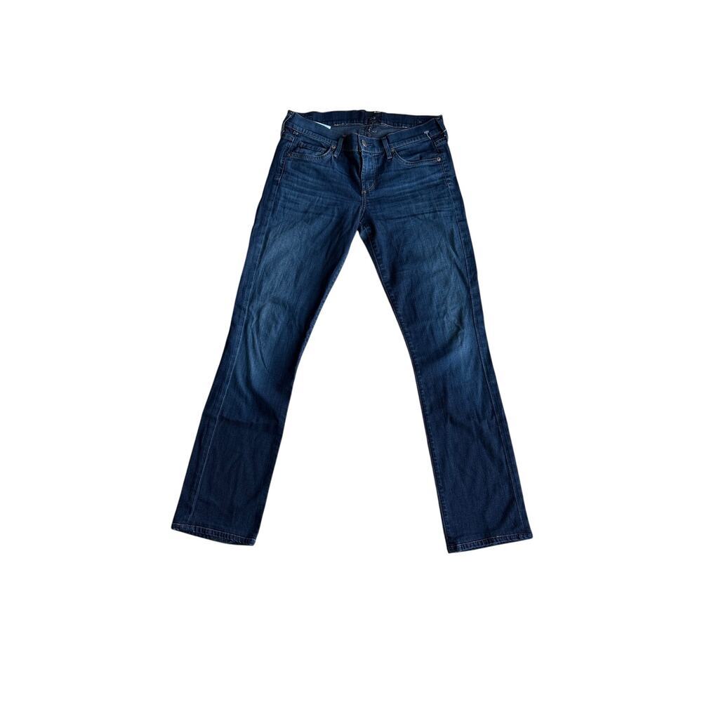 Citizens of Humanity Ava Low Rise Straight Leg Jeans Size 27 Dark Wash COH
